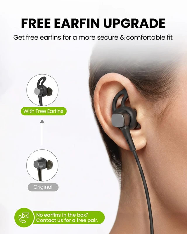 Alt view image 2 of 7 - Avantree Loop - Next-Gen Auracast & Bluetooth Neckband Earbuds | Low Latency Audio, 3 EQ Modes with Voice Clear, Comfortable All-Day Wear for TV, PC, Phone & Auracast Public Venues