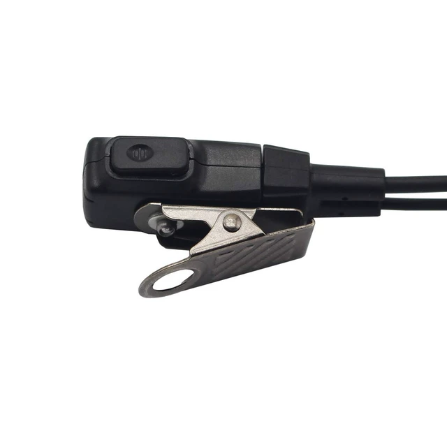 Alt view image 5 of 7 - GoodQbuy D Shape Clip-Ear Headset Earpiece PTT with Mic Compatible with Retevis H-777 Kenwood PUXING Baofeng UV-5R BF-888S 666s 2 Way Radio (10 PCS)