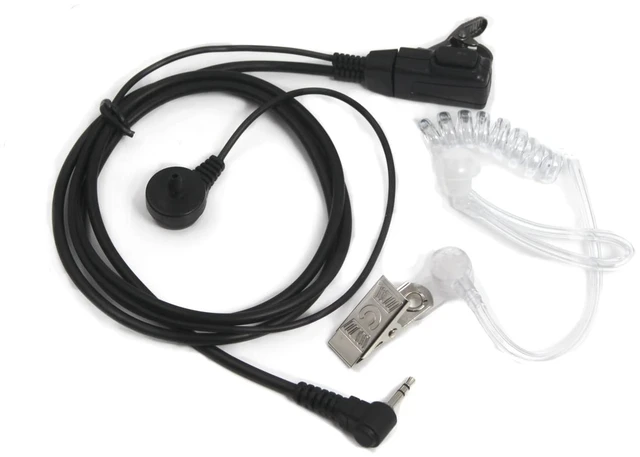 Alt view image 4 of 4 - 10-Pack 2.5mm 1-Pin Acoustic Tube Earpiece Fits Motorola MH230R T200 T260 | Headset Mic Fits T460 T600 MR350R Talkabout Concealed Clear Sound Loud Scenes Radio Walkie Talkie Accessories