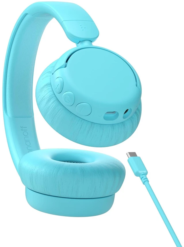 Alt view image 6 of 7 - Made for Alexa Tablets BuddyPhones EcoTime Wireless SafeAudio® Headset (Ages 6+)