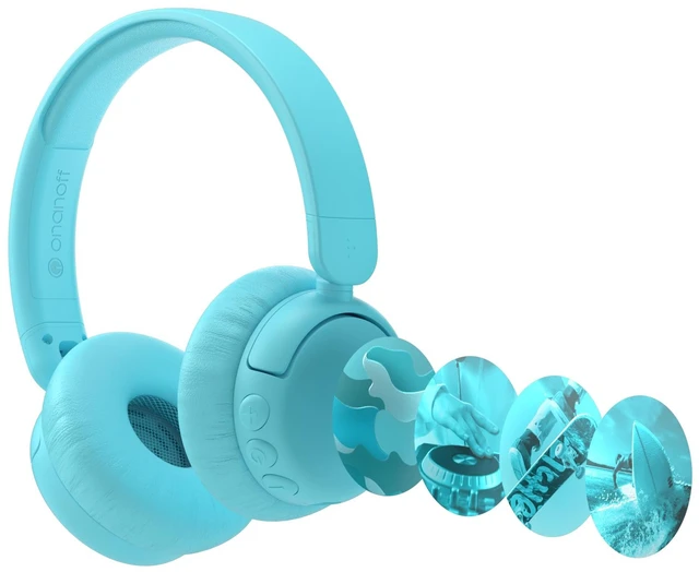 Main image of Made for Alexa Tablets BuddyPhones EcoTime Wireless SafeAudio® Headset (Ages 6+)