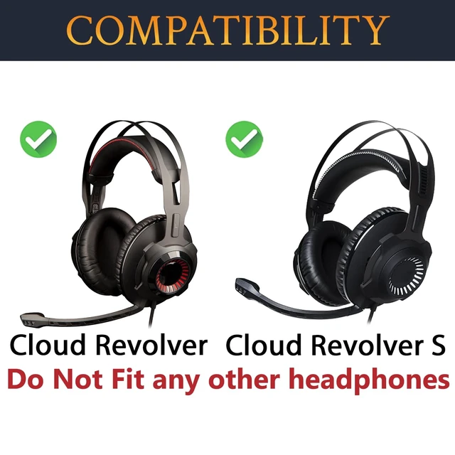 Alt view image 2 of 4 - SOULWIT Headband for HyperX Cloud Revolver(S) - Black(Red Line)