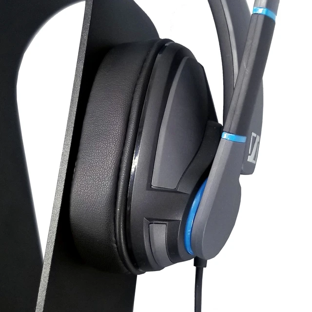 Alt view image 2 of 6 - Earpadz Replacement Ear Pad Cushions for Sennheiser GSP 300 Gaming Headset (Midnight)