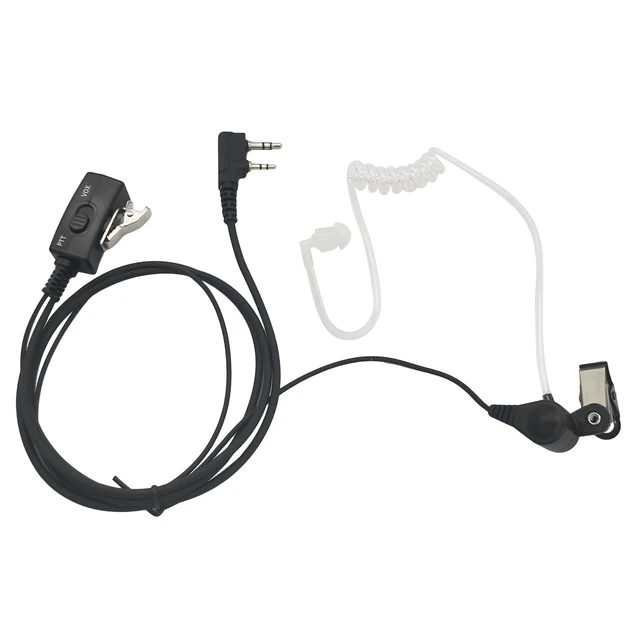 Alt view image 2 of 5 - Walkie Talkie Earpiece with Mic, 10 Packs, Acoustic Tube Headset | For Kenwood Baofeng SAMCOM BTECH Retevis, Baofeng BF-F8HP UV-82HP UV-5R UV82, Arcshell Retevis H-777 RT21 RT22
