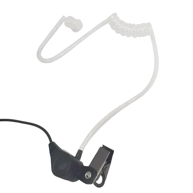 Alt view image 4 of 5 - Walkie Talkie Earpiece with Mic, 10 Packs, Acoustic Tube Headset | For Kenwood Baofeng SAMCOM BTECH Retevis, Baofeng BF-F8HP UV-82HP UV-5R UV82, Arcshell Retevis H-777 RT21 RT22