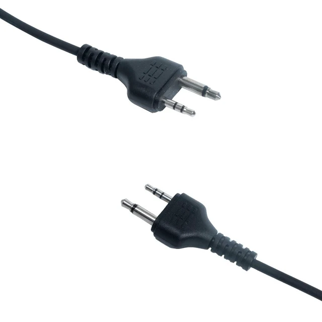 Alt view image 7 of 7 - Klykon Acoustic Tube Earpiece 10-Pack for Midland GXT1000 | Covert acoustic tube with PTT mic; PU cable. Fits Midland GXT1000VP4, LXT500VP3, GXT1050VP4 radios