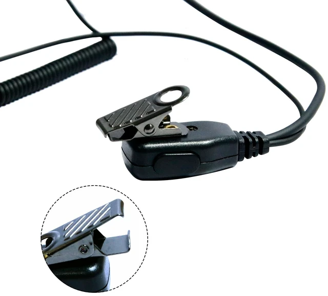 Alt view image 5 of 7 - G-Shape Earpiece Headset Compatible with Baofeng UV-5R,TK-2202 | with PTT MIC, 10 Packs Compatible with Kenwood TK-2402 TK-3402 BF-888S BF-F8HP, Walkie Talkie 2 Way Radio