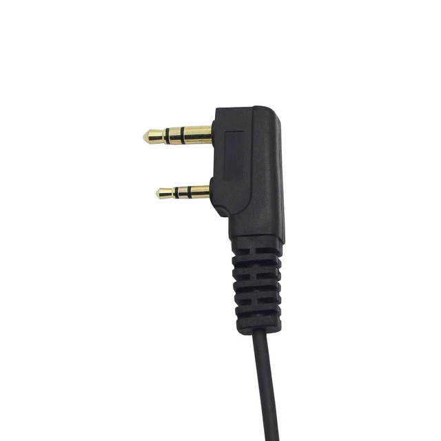 Alt view image 3 of 7 - GoodQbuy D Shape Clip-Ear Headset Earpiece PTT with Mic Compatible with Retevis H-777 Kenwood PUXING Baofeng UV-5R BF-888S 666s 2 Way Radio (10 PCS)