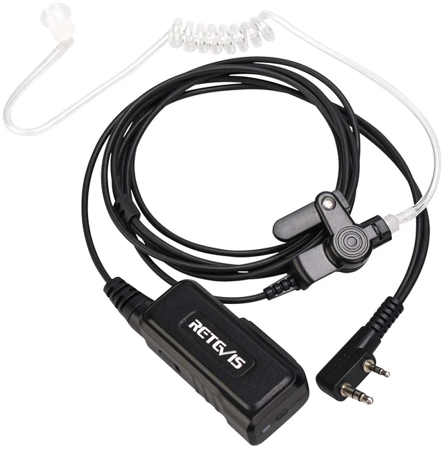 Main image of Retevis DSP Noise Reduction Two Way Radio Headset with Mic,Acoustic Tube | for RT22/RT68/RT21/H777/RT27, Compatible with Pxton, Baofeng, Kenwood 2 Way Radios,Earpiece for Walkie Talkies(1 Pack)