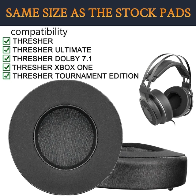 Alt view image 2 of 5 - SOULWIT Cooling Earpads for Razer Thresher - Black | for Razer Thresher(Ultimate/Dolby 7.1/Xbox One/Tournament Edition)