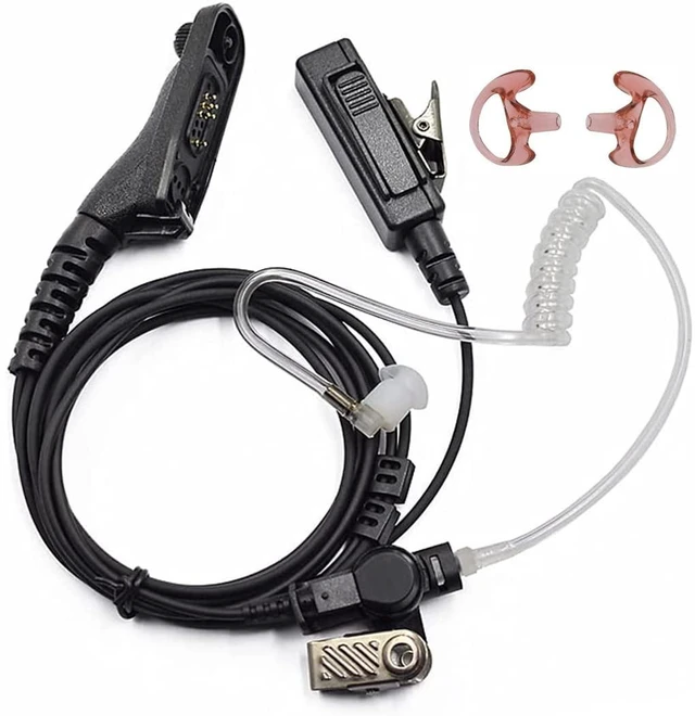 Main image of 3'2 WireAcoustic Tube Earpiece Mic Compatible for Motorola XPR 7550 Radios | Engineered acoustic tubing dampens external noisestudio-clear sound paired with silky-soft earbuds crafted for fatigue-free