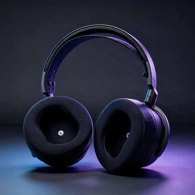 Alt view image 6 of 6 - Earpads & Headband for Audeze Maxwell Gaming Headset (Not for Maxwell 2) | Cooling gel cushions,Ice silk fabric,Heat dissipation,Long-wear relief,Perfect fit,Included mic windscreens