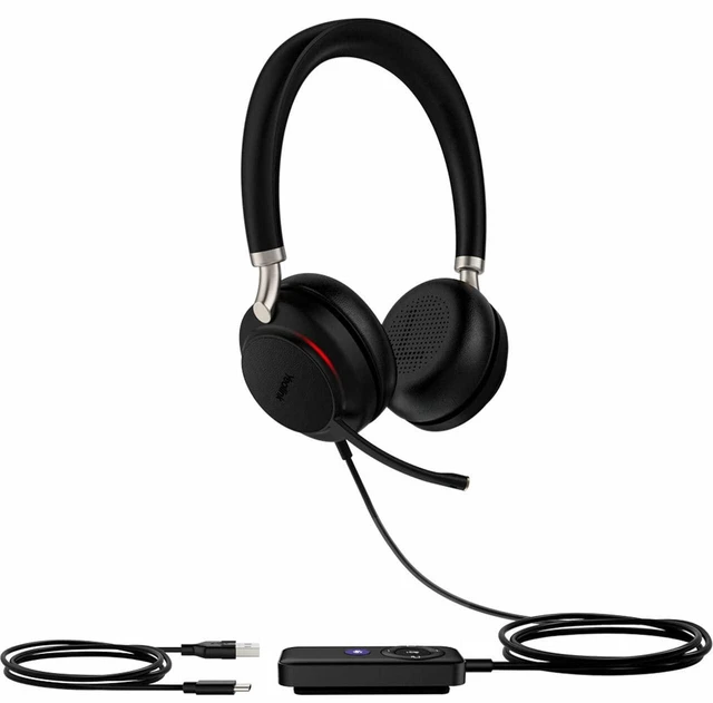 Main image of Yealink UH38 Series Premium USB Headset, Black Headphones Headset