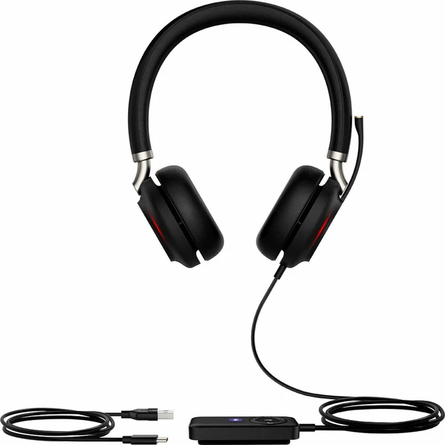 Alt view image 2 of 3 - Yealink UH38 Series Premium USB Headset, Black Headphones Headset