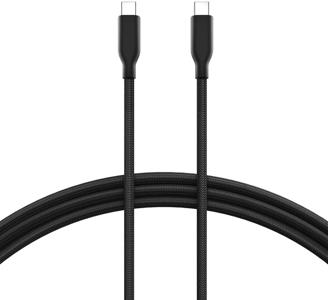 Main image of USB 4 Cable 16.5FT /5M, 20Gbps Data Transfer & 240W PD 3.1 Charging | Supports 5K/4K@60Hz Video, Compatible with Thunderbolt 4/3, MacBook, SSD, Docking Station, VR Headset, XPS, Surface Pro,black
