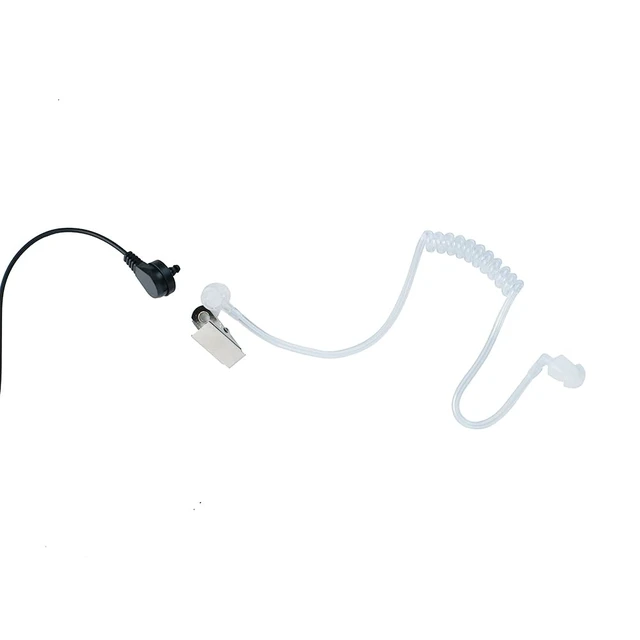 Alt view image 5 of 7 - Acoustic Tube Headset Compatible with Yaesu/Vertex VX-261,VX-231, 6 Pack | Earpiece ,Transparent tube, PTT mic, Compatible Yaesu/ Vertex Standard EVX-531 Radio 3.5mm 1-pin walkie talkie radios