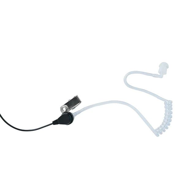 Alt view image 4 of 7 - Acoustic Tube Headset Compatible with Yaesu/Vertex VX-261,VX-231, 6 Pack | Earpiece ,Transparent tube, PTT mic, Compatible Yaesu/ Vertex Standard EVX-531 Radio 3.5mm 1-pin walkie talkie radios