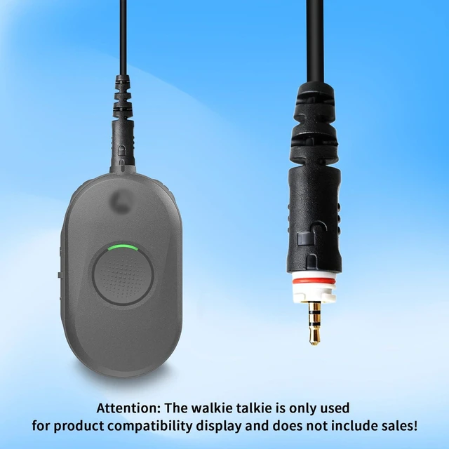 Alt view image 4 of 7 - 2-Way Radio Ear Piece Earpiece Headset Compatible with Motorola clp 1010e 1080e clp1010e clp1080e Walkie Talkie(2Pack)
