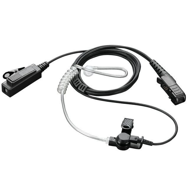 Main image of Compatible with Motorola XPR 3500e Earpiece,XPR 3300e XPR3500 XPR3000 XPR3300 Acoustic Tube Headset Noise Reduction Surveillance Earpiece Kit Black
