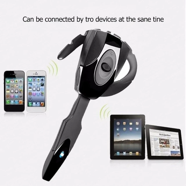 Alt view image 5 of 7 - Yoidesu Headset, V5.3 Single Ear Bluetooth Headset with Noise Canceling Mic, Ultralight Rechargeable Cell Phone Earpiece Hands for Business Office Driving Sporting