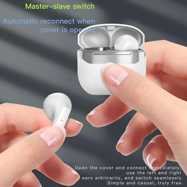 Alt view image 5 of 7 - 2024 NEW Version True Wireless Bluetooth Earbuds in-Ear Headphones Headset with Charging Case Compatible with Apple & Android, Dual Connect, Built-in Microphone, Stereo Sound - Model 21