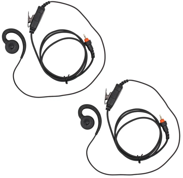 Main image of Aimtobest HKLN4487 HKLN4455 Earpiece Compatible for Motorola CLP1010 CLP1040 CLP1060 CLP446 with PTT Mic HKLN4603 Earhook Headset