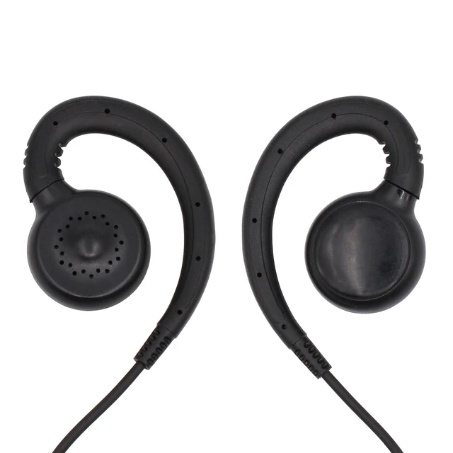 Alt view image 2 of 7 - Aimtobest HKLN4487 HKLN4455 Earpiece Compatible for Motorola CLP1010 CLP1040 CLP1060 CLP446 with PTT Mic HKLN4603 Earhook Headset