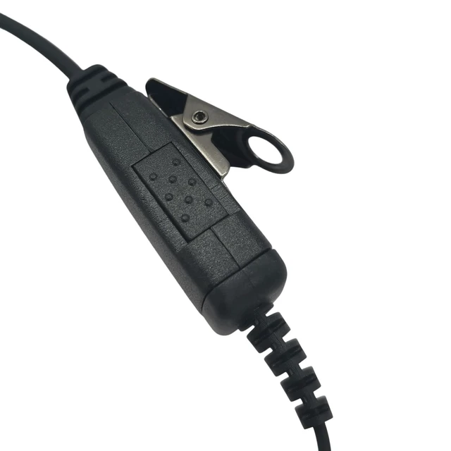 Alt view image 3 of 6 - stdgove Standard Headset Headphone Ear Piece Surveillance Earpiece with Mic for Motorola clp 1040 1010 1080 1060 Series 2-Way Radios(C Ring Swivel)