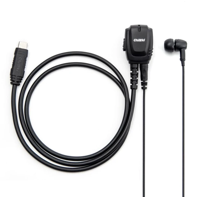 Main image of Chiloki ZW110 Wired PTT Headset for Zello Walkie Talkie with USB-C Connector