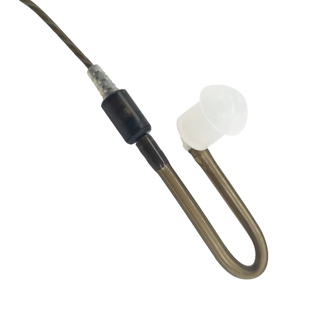 Alt view image 2 of 7 - stdgove 3.5mm Listen Only Earpiece Tubeless Covert Ear Piece High Difination Surveillance Headset for Police Law Enforcement Walkie Talkie Shoulder Speaker Mic(Wired,Clear)