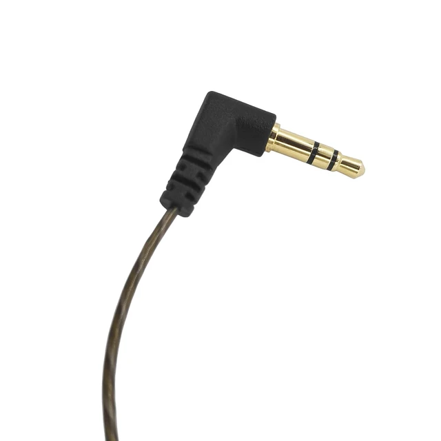 Alt view image 5 of 7 - stdgove 3.5mm Listen Only Earpiece Tubeless Covert Ear Piece High Difination Surveillance Headset for Police Law Enforcement Walkie Talkie Shoulder Speaker Mic(Wired,Clear)
