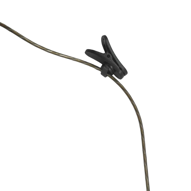 Alt view image 4 of 7 - stdgove 3.5mm Listen Only Earpiece Tubeless Covert Ear Piece High Difination Surveillance Headset for Police Law Enforcement Walkie Talkie Shoulder Speaker Mic(Wired,Clear)