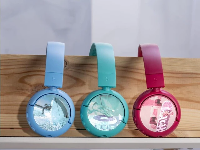Alt view image 4 of 7 - Made for Amazon Bluetooth Kids Headphones with Boom Microphone Age (7-12) | Teal