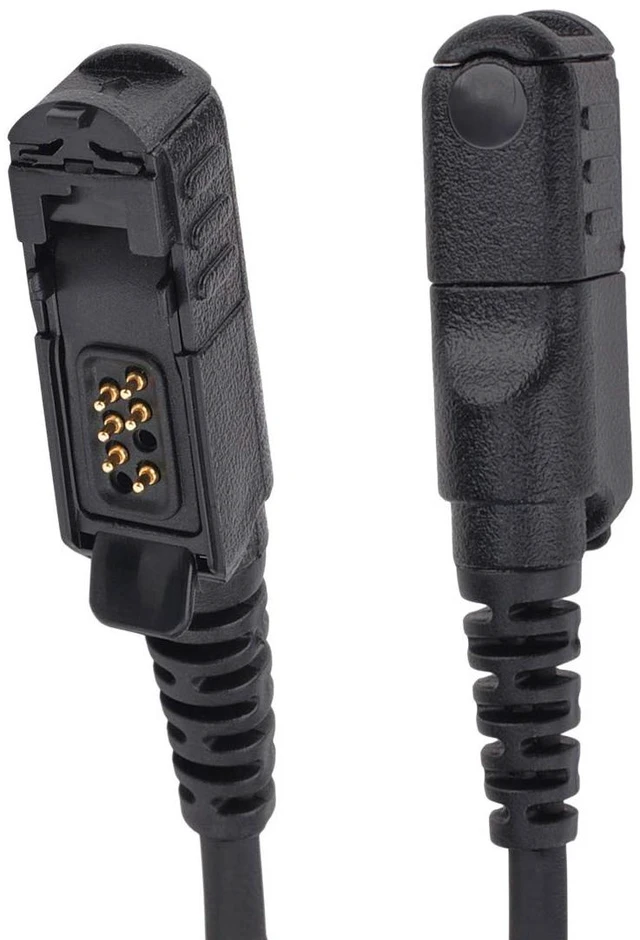 Alt view image 4 of 7 - AIRSN XPR3300e Radio Earpiece Compatible with M0torola Walkie Talkie | for XPR3300 XPR3500 PR3500e Single Wire Acoustic Tube Headset with MIC