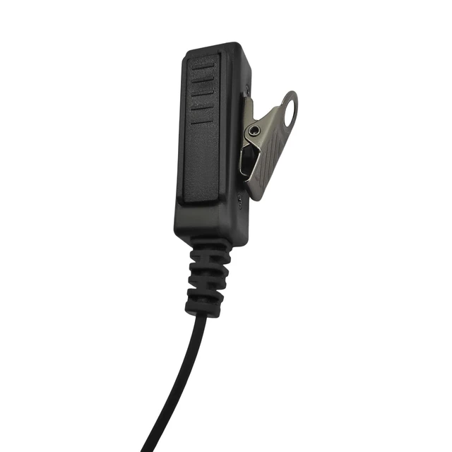 Alt view image 3 of 7 - HELETUL Two Way Radio Earpiece with PTT Mic Surveillance Headset for Motorola XPR3000 XPR3300 XPR3500 XPR3000e XPR3300e XPR3500e Walkie Talkie (Acoustic Tube in-Ear)