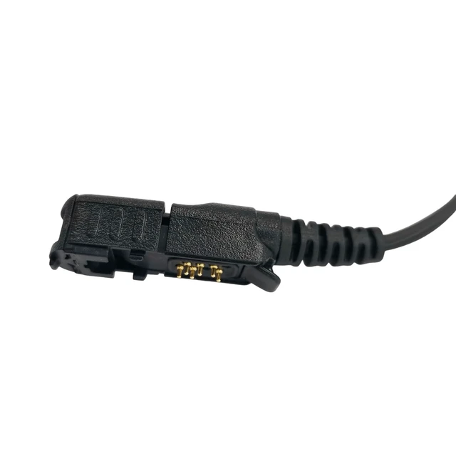 Alt view image 7 of 7 - HELETUL Two Way Radio Earpiece with PTT Mic Surveillance Headset for Motorola XPR3000 XPR3300 XPR3500 XPR3000e XPR3300e XPR3500e Walkie Talkie (Acoustic Tube in-Ear)
