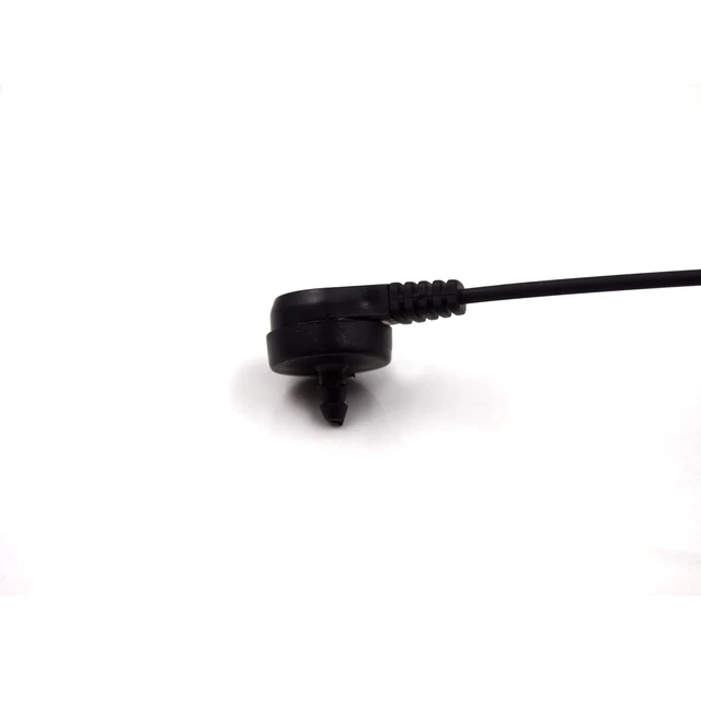 Alt view image 4 of 6 - 10-Pack 1-Pin Acoustic Tube Earpiece PTT Mic Fit Cobra CXT195 CXT90 MT200 | Concealed Clear Sound Headset Inline PTT Lapel Clip Fits MT200 MT550 CXT345 Transceivers