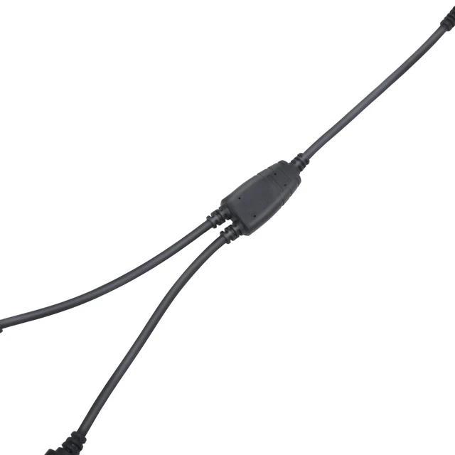 Alt view image 3 of 4 - 5 Pin XLR Female to GA Dual Plugs Male, Adapter Cable for Airbus Bose a320 a20 a30 Pilot Aviation Headset GA Headphone