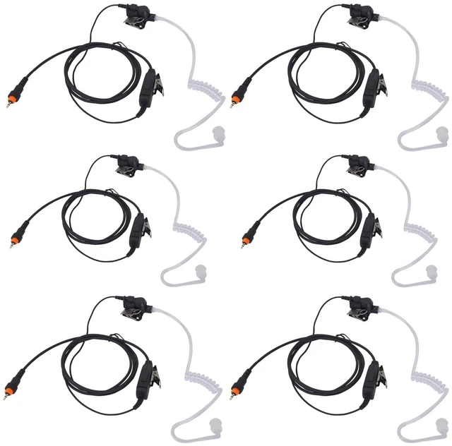 Main image of Pdflie Walkie Talkie Surveillance Headset Acoustic Earpiece with Mic for Motorola Radio CLK446 CLP1010 CLP1013 CLP1040 CLP1043 CLP1060 CLP1063 CLP1080 CLP446 (6pack)