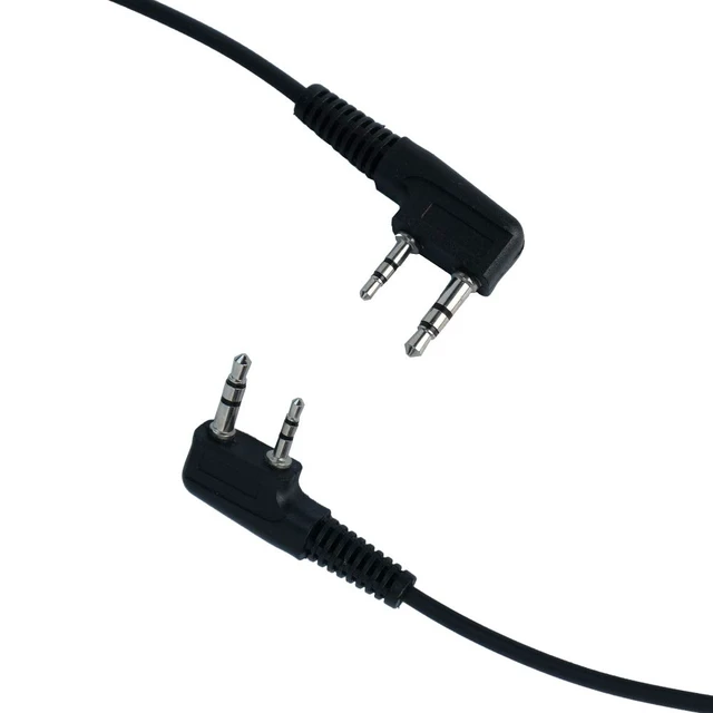 Alt view image 7 of 7 - Caroo 2-Pin G-Shape Earpiece Compatible with TK-3107 UV-5R BF-888S 10-Pack | PTT Mic, Comfort, Hands-Free, Lightweight, Rotatable Earhook, Surveillance Headset, Kenwood Baofeng UV-82 TK-2107 TK-3207