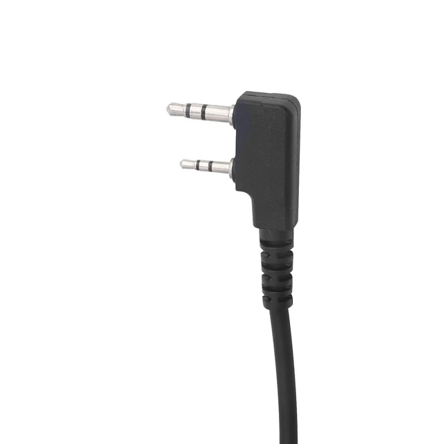 Alt view image 3 of 7 - Pdflie K1 Surveillance Headset with PTT Mic Security Acoustic Tube Earpiece for Baofeng UV-5R UV-82 UV-82HP BF-888S BF-F8HP AR-152 Arcshell Retevis RT21 RT22 RT27 RT68 Kenwood 2Pin Radio (20pack)