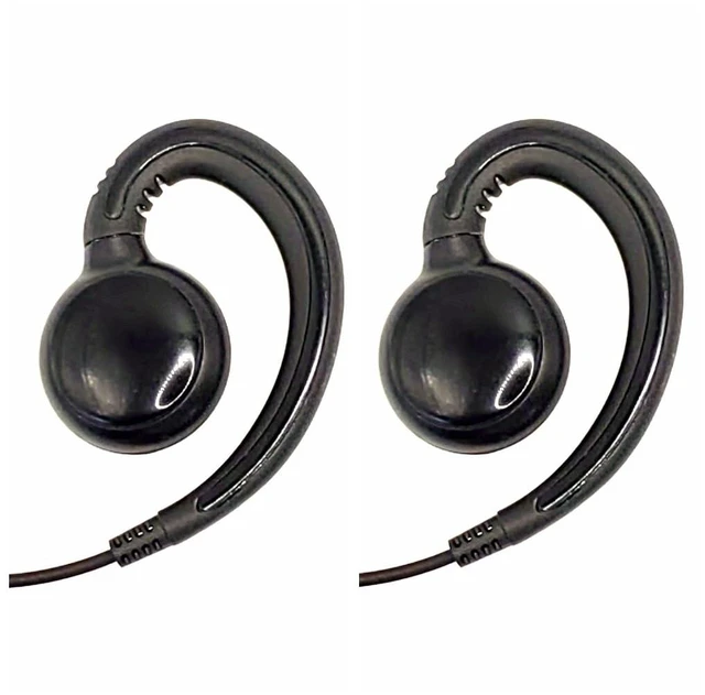 Main image of KCTIN Swivel Headset for Motorola Radios (HKLN4604 HKLN4604A HKLN4604B) Replacement for CLS/DTR/RDX/AX/XTN Series Walkie Talkies (2 Packs)