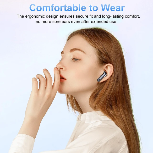 Alt view image 4 of 6 - Wireless Earbuds, Bluetooth Ear Buds 5.4 Mini HiFi Stereo with 4 ENC Noise Cancelling Mics Wireless Headphones, in Ear Earphones 40H IP7 Waterproof, USB C, Bluetooth Headset for Sports, Gym, Workout