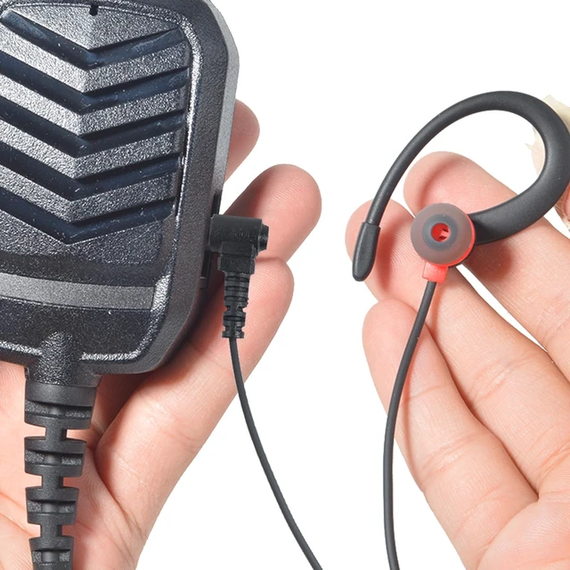 Alt view image 5 of 7 - UAYESOK 10-Pack 3.5mm Radio Listen Only Earpiece for Law Enforcement | Police Surveillance Headset, Removable Hook In-Ear Earphone for Speaker Mic