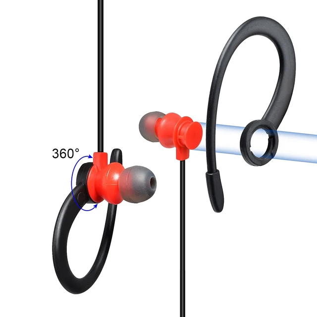 Alt view image 2 of 7 - UAYESOK 10-Pack 3.5mm Radio Listen Only Earpiece for Law Enforcement | Police Surveillance Headset, Removable Hook In-Ear Earphone for Speaker Mic
