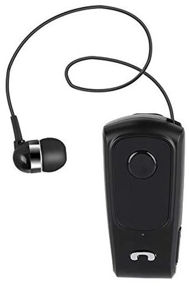 Alt view image 7 of 7 - F920 Sports Bluetooth V5.4 Headset Earpiece 2.4GHz Retractable Driving Earphone Support for Office/Driving(Black) for f990 Drahtlose Bluetooth Headset