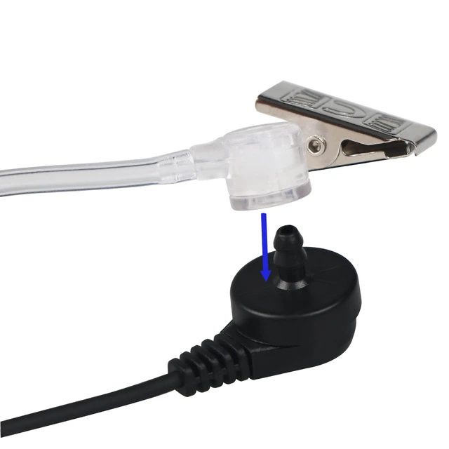 Alt view image 4 of 6 - Walkie Talkie Earpiece 2.5mm Covert Acoustic Tube Headset for Cobra 5 Pack | Covert Acoustic Tube, Clear Voice for Cobra CXT195 CX112 ACXT1035r ACXT145 ACXT545 PX655 RX385 RX685 Security & Hospitality