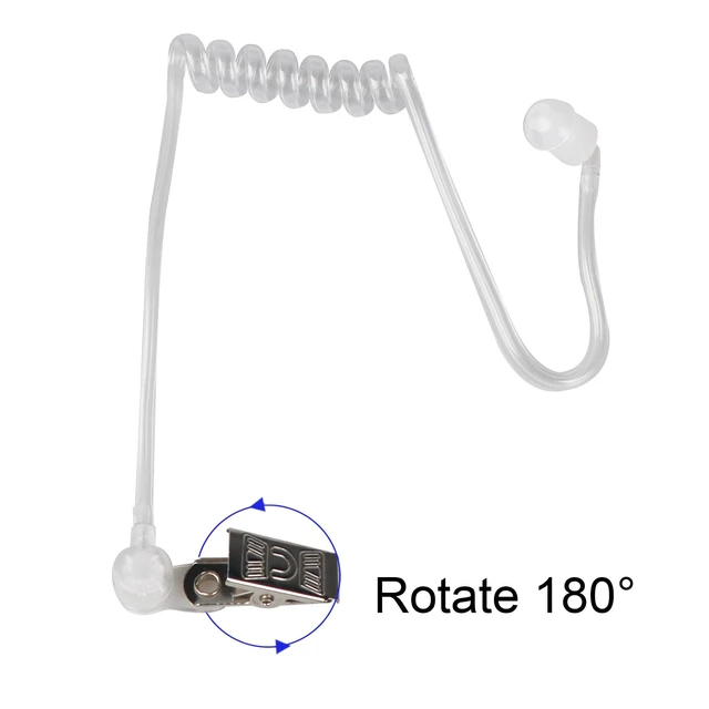 Alt view image 5 of 6 - Walkie Talkie Earpiece 2.5mm Covert Acoustic Tube Headset for Cobra 5 Pack | Covert Acoustic Tube, Clear Voice for Cobra CXT195 CX112 ACXT1035r ACXT145 ACXT545 PX655 RX385 RX685 Security & Hospitality