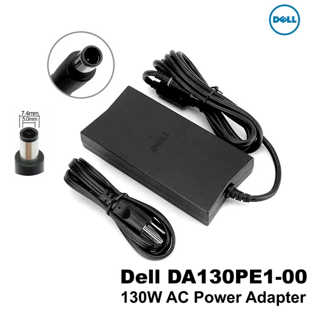 Alt view image 2 of 4 - Refurnished Genuine Dell DA130PE1-00 FA130PE1-00 LA130PM121 AC Adapter Charger with Power Cord 130W
