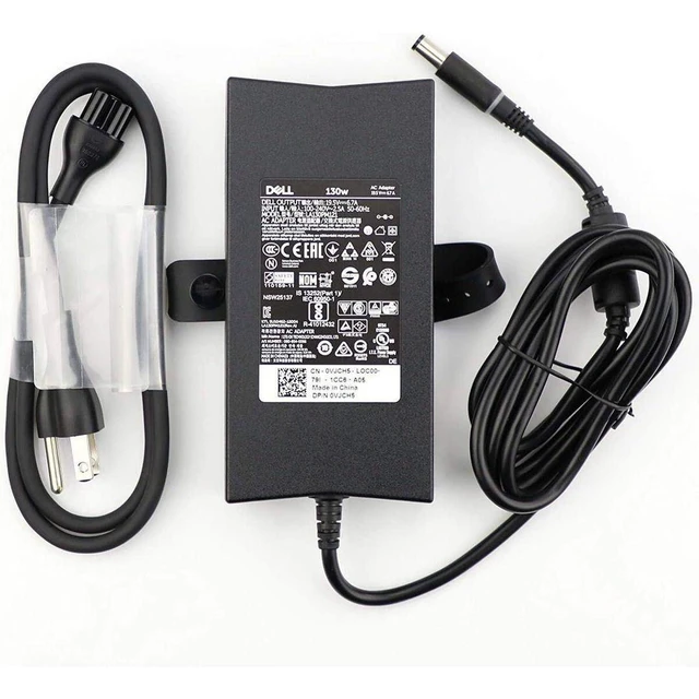 Alt view image 3 of 4 - Refurnished Genuine Dell DA130PE1-00 FA130PE1-00 LA130PM121 AC Adapter Charger with Power Cord 130W
